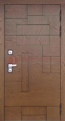 Современная стальная дверь с МДФ панелью ДМ-519 в Оренбурге
