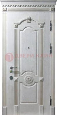 Белая дверь с МДФ ДМ-525 в Одинцово