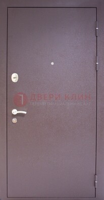 Сиреневая стальная дверь с нитроэмалью ДН-4 в Одинцово