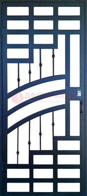 Современная металлическая решетчатая дверь ДР-38 в Одинцово