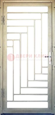 Железная решетчатая дверь с узором ДР-41 в Одинцово