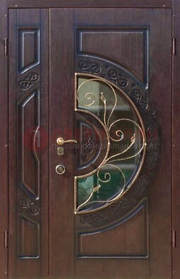Полуторная железная дверь Винорит в классическом стиле ДСК-272 в Одинцово