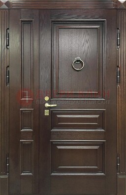 Полуторная металлическая дверь с виноритом ДВТ-253 в Одинцово