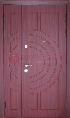 Красная железная дверь с виноритом ДВТ-3 в Одинцово
