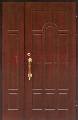 Стальная полуторная дверь для частного дома ПЛ-13 в Одинцово